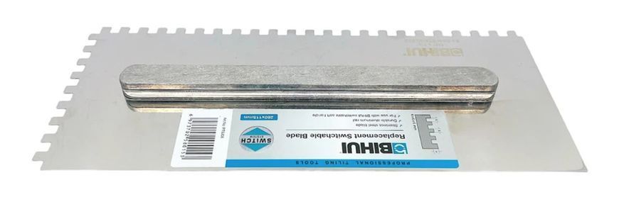 Сменное лезвие Bihui зуб 6 мм для зубчатого шпателя 280х115 мм PTSJ06 фото