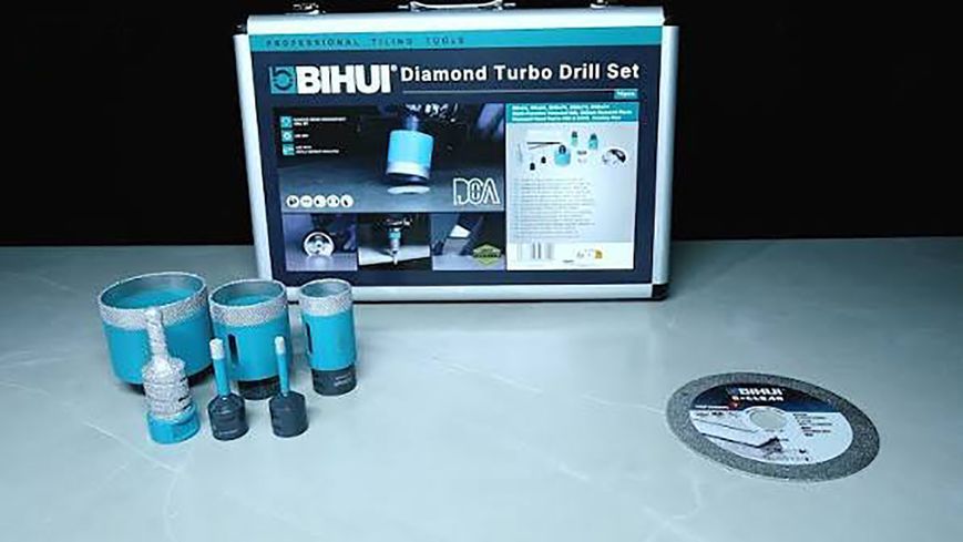 Набор алмазных инструментов Bihui Diamond Turbo Drilling Kit DBDBS10 10 предметов M14 для УШМ DBDBS10 фото