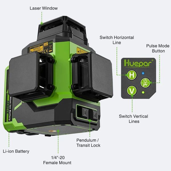 Лазерний рівень Huepar LS03CG